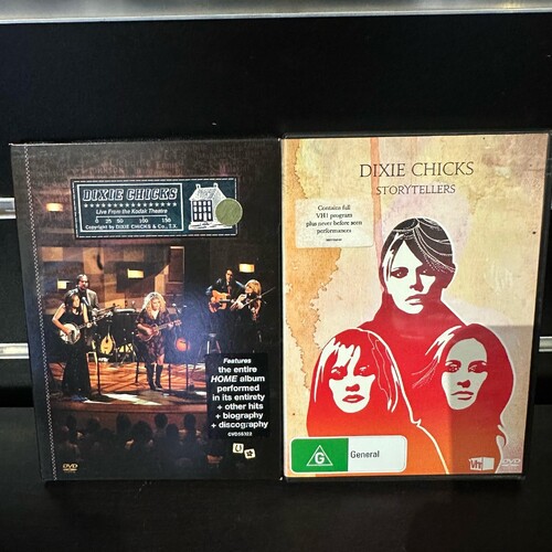 DIXIE CHICKS DVD BUNDLE - STORY TELLERS & DIXIE CHICKS LIVE AT THE KODAK THEATRE - GC