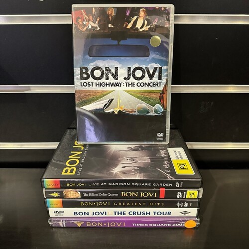 BON JOVI DVD BUNDLE (6 x DVD'S) GC