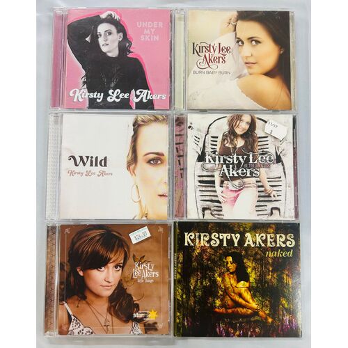 Kirsty Lee Akers - set of 6 cds collection 1