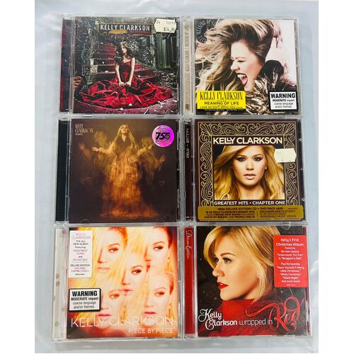 Kelly Clarckson - set of 6 cds collection 1