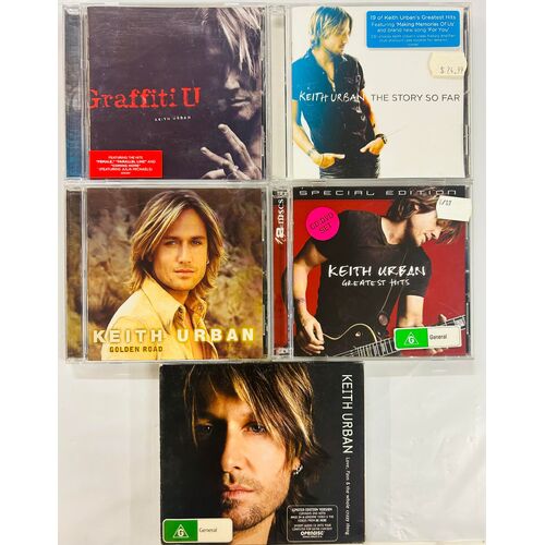 Keith Urban - set of 5 cd collection 1