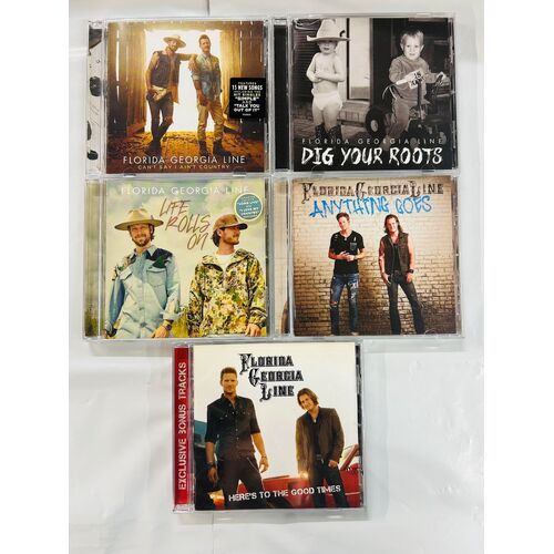 Florida Georgia line - set of 5 cds collection 1