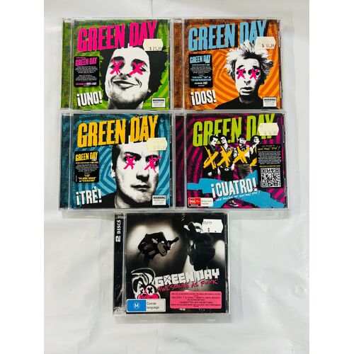 Green Day - set of 5 cds collection 1