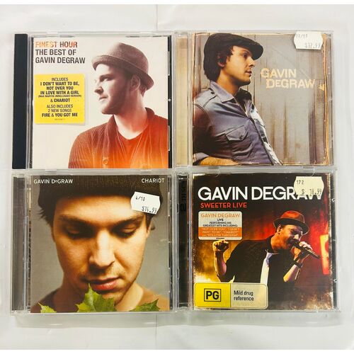 Gavin Degraw - set of 4 cds collection 1