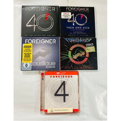Foreigner - set of 5 cds collection 4