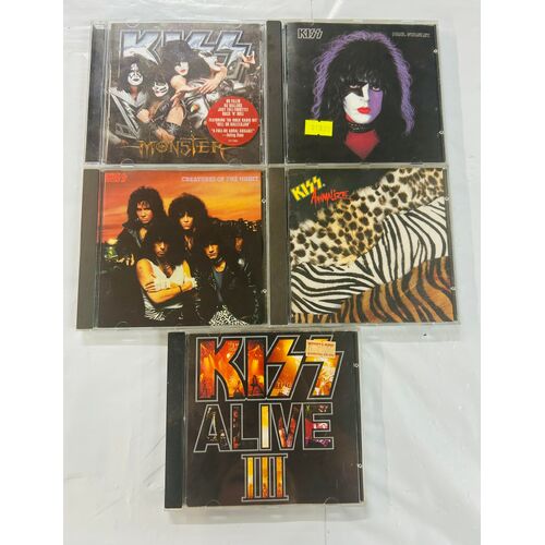 KISS - set of 5 cds collection 7