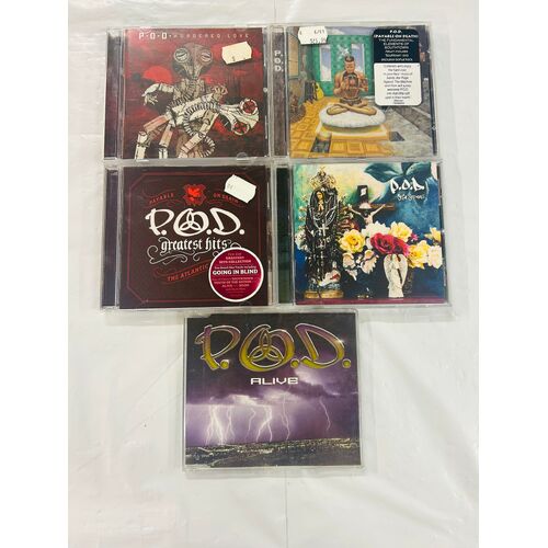 P.O.D - set of 5 cds collection 2