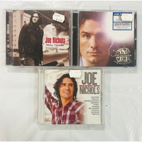 Joe Nichols -set of 3 cds collection 2