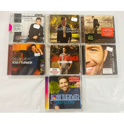 Josh Turner - set of 7 cds collection 1