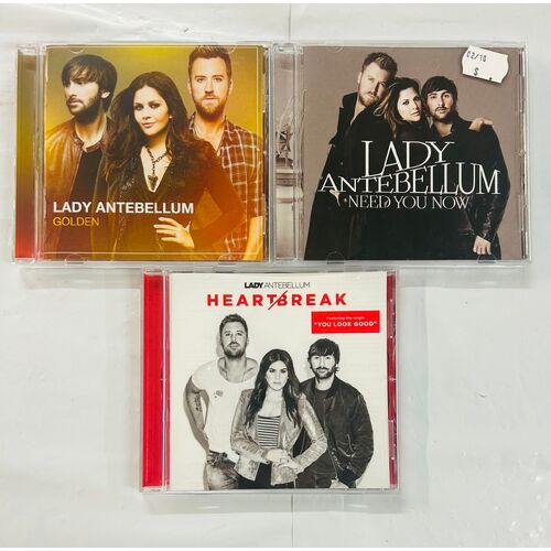 Lady Antebellum - set of 3 cds collection 2