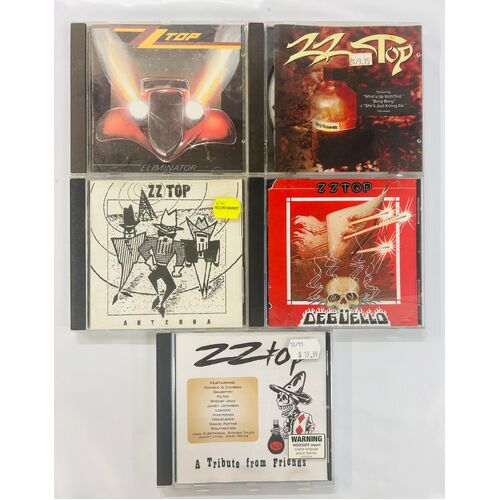 ZZ-Top - set of 5 cds collection 2