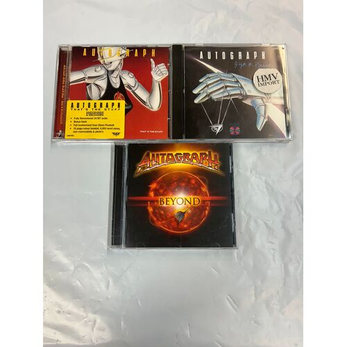 AUTOGRAPH - SET OF 3 CDS COLLECTION 1