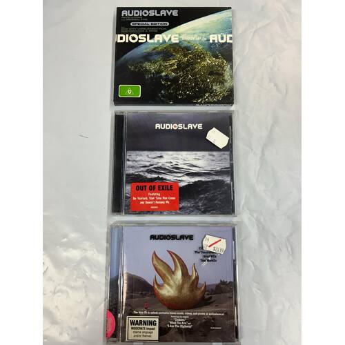 AUDIOSLAVE - SET OF 3 CD COLLECTION 1
