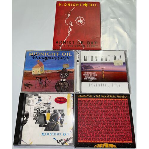MIDNIGHT OIL - Set of 5 CD's Collection 1