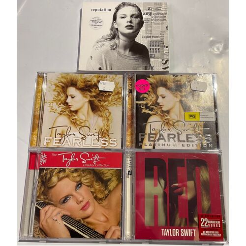 Assorted TAYLOR SWIFT CD's - Set of 11