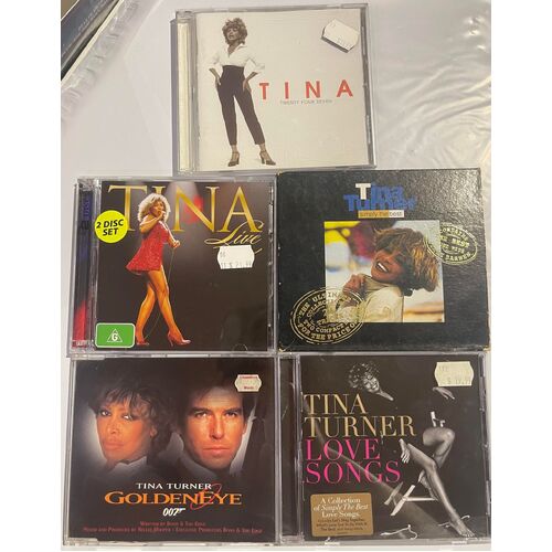 TINA TURNER - Set of 5 CD's Collection 1