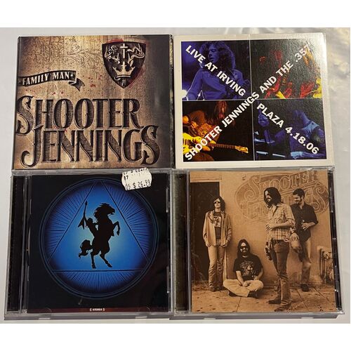SHOOTER JENNINGS - Set of 4 CD's Collection 2