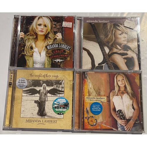 MIRANDA LAMBERT - Set of 4 CD's Collection 1