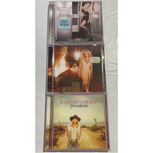 MIRANDA LAMBERT - Set of 3 CD's Collection 2