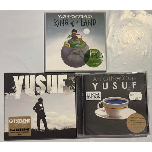 YUSUF/ CAT STEVENS - Set of 3 CD's Collection 1