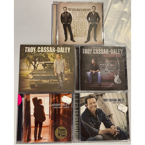 TROY CASSAR-DALEY - SET OF 5 CD's Collection 5