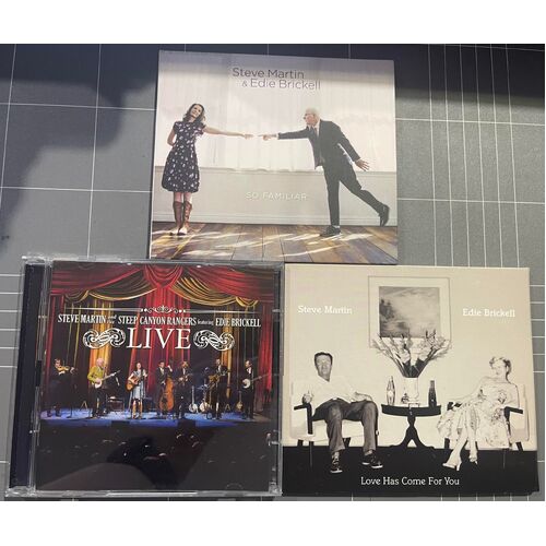 STEVE MARTIN & EDIE BRICKELL - SET OF 3 CD'S COLLECTION 1