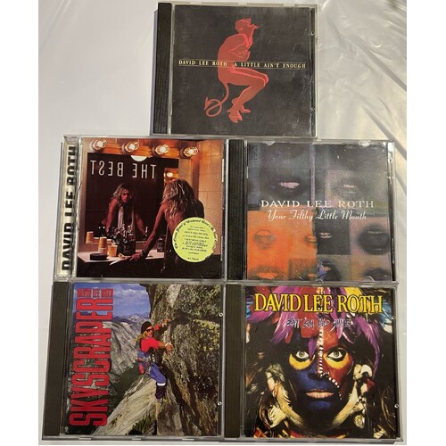 DAVID LEE ROTH - SET OF 5 CD'S COLLECTION 1