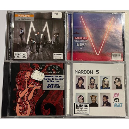 MAROON 5 - SET OF 4 CD'S COLLECTION 1