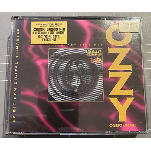 OZZY OSBOURNE - LIVE & LOUD 2 COMPACT DISC SET - COLLECTION 1