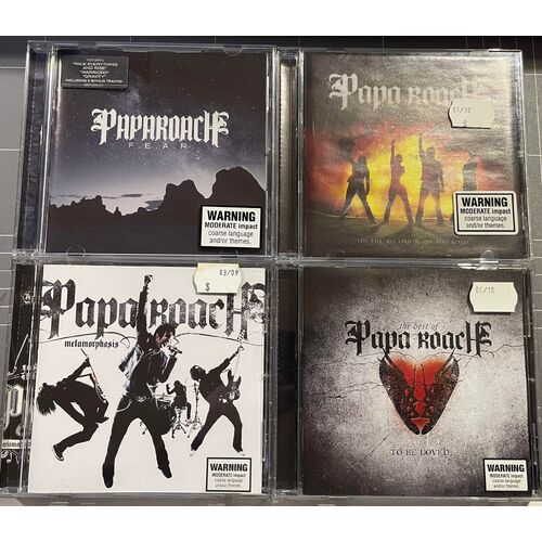 PAPA ROACH - SET OF 4 CD'S COLLECTION 5