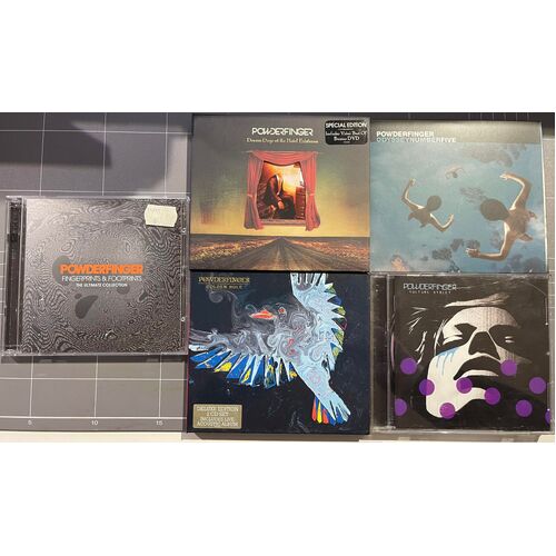POWDERFINGER - SET OF 5 CD'S COLLECTION 1