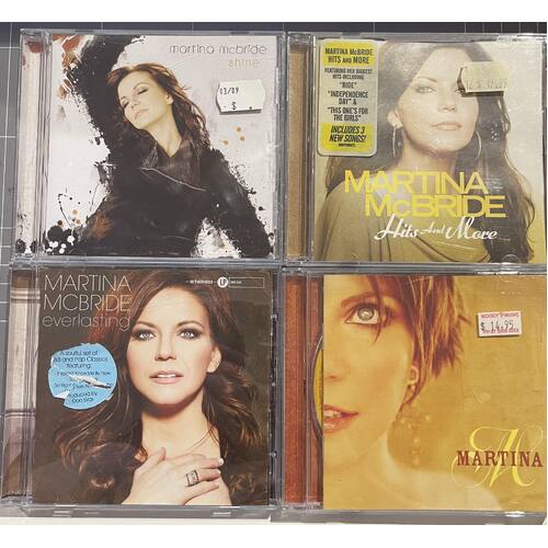 MARTINA MCBRIDE - SET OF 4 CD'S COLLECTION 1