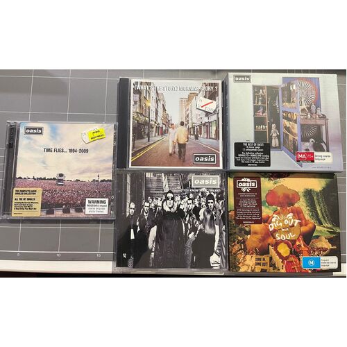OASIS - SET OF 5 CD'S COLLECTION 1