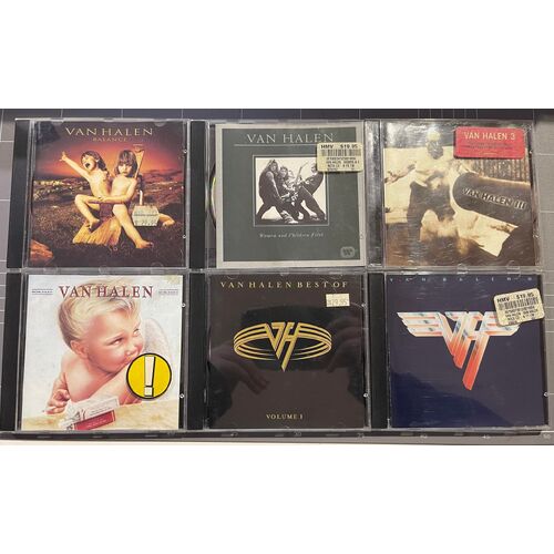 VAN HALEN - SET OF 6 CD'S COLLECTION 6