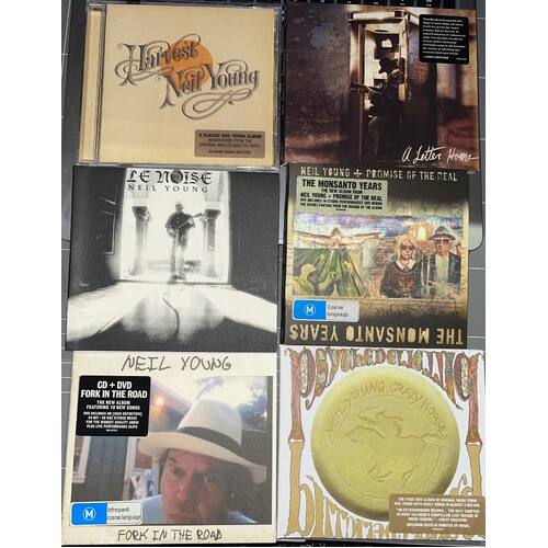 NEIL YOUNG - SET OF 6 CD'S COLLECTION 4