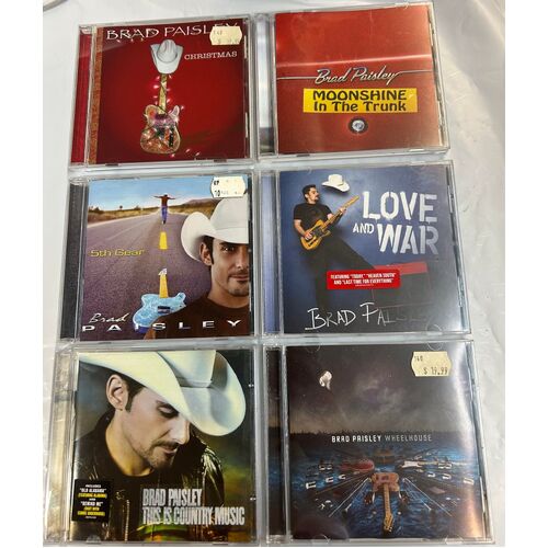 Brad Paisley - SET OF 6 CD COLLECTION 2