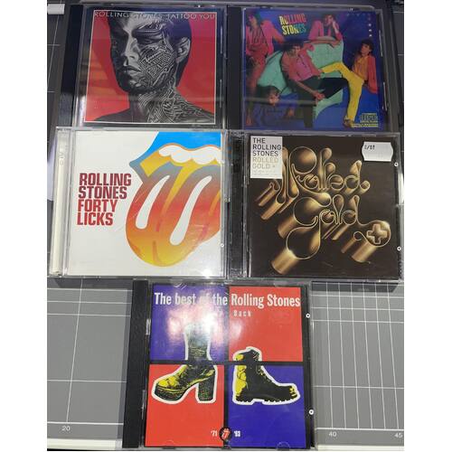 THE ROLLING STONES - SET OF 5 CD'S COLLECTION 5