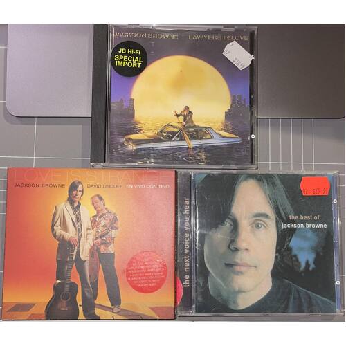 JACKSON BROWNE - SET OF 3 CD'S COLLECTION 1
