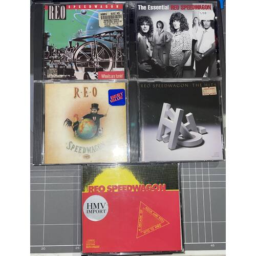 REO SPEEDWAGON - SET OF 5 CD'S COLLECTION 1