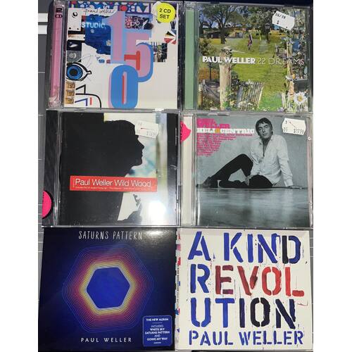 PAUL WELLER - SET OF 6 CD'S COLLECTION 1