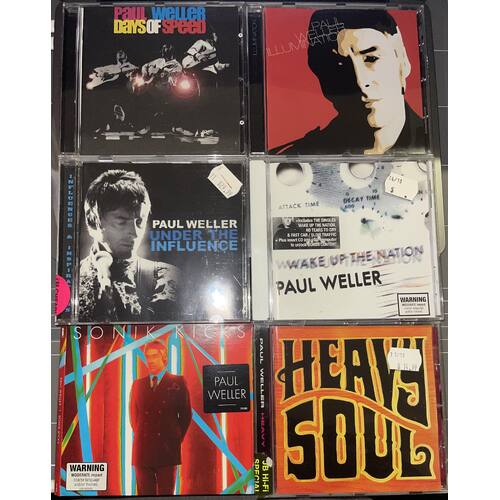 PAUL WELLER - SET OF 6 CD'S COLLECTION 2