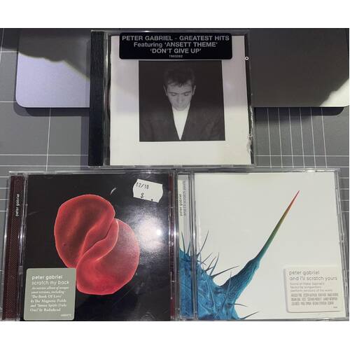 PETER GABRIEL - SET OF 3 CD'S COLLECTION 1