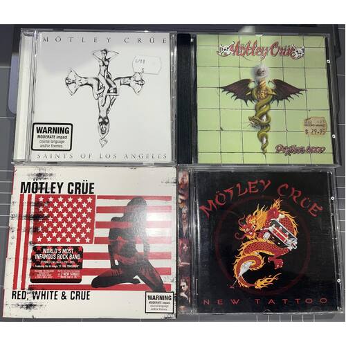 Mötley Crüe - SET OF 4 CD'S COLLECTION 5