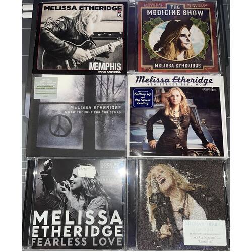 MELISSA ETHERIDGE - SET OF 6 CD'S COLLECTION 1