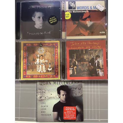 JOHN MELLENCAMP - SET OF 5 CD'S COLLECTION 2