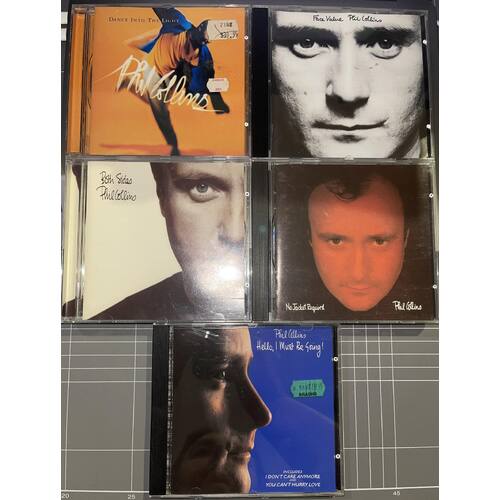 PHIL COLLINS - SET OF 5 CD'S COLLECTION 1