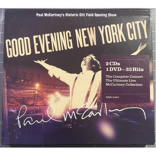 PAUL MCCARTNEY - GOOD EVENING NEW YORK CITY 2 CD'S 1 DVD COLLECTION 3