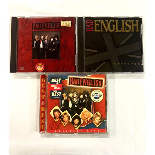 Bad English - set of 3 cd colllecion 1