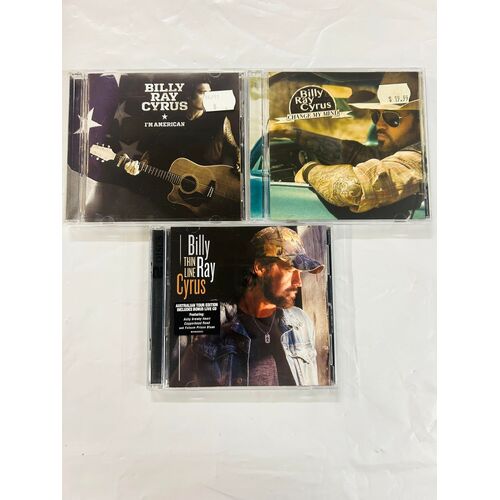 Billy Ray Cirus - set of 3 cd collection 1
