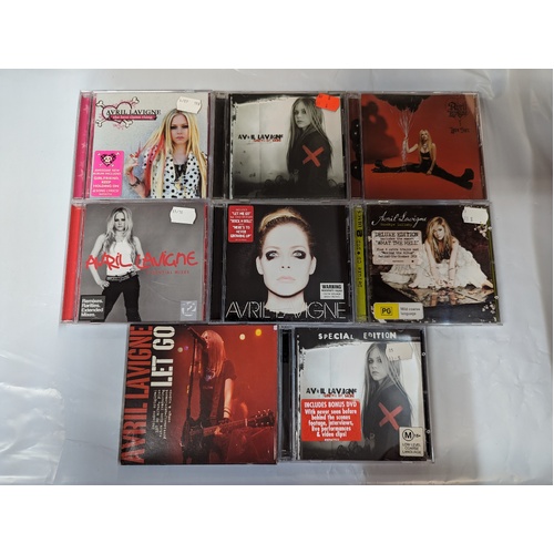 AVRIL LAVIGNE - Set of 8 CDs